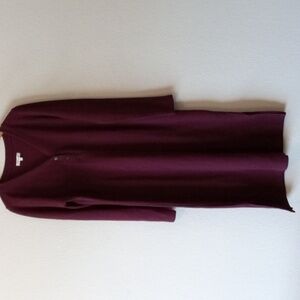 Madewell Deep Burgundy Midi Dress